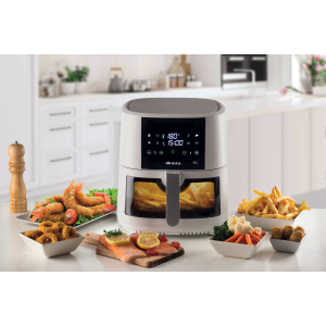 Ariete Airy Fryer Bianco (4630/00) Friggitrice Ad Aria 9L Touch Control Timer 60 Min 1500W