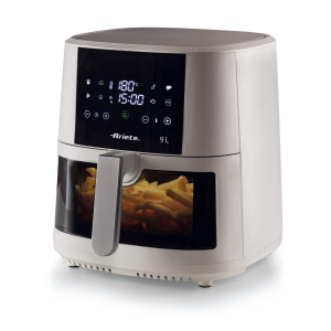 Ariete Airy Fryer Bianco (4630/00) Friggitrice Ad Aria 9L Touch Control Timer 60 Min 1500W
