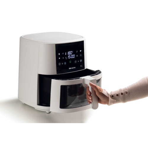 Ariete Airy Fryer Bianco (4630/00) Friggitrice Ad Aria 9L Touch Control Timer 60 Min 1500W