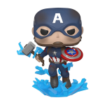 Funko Pop! Marvel Capt A With Brokenshield & Mjolnir 45137