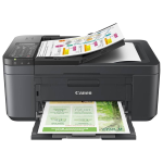 Canon Pixma Tr4755I (Nero) (5074C036) Stampante Multifunzione Inkjet A4 Wi-Fi Fax Fronte/Retro Auto