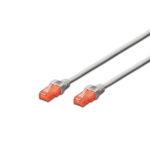 Cavo Rete 0.50 Mt Blu Cat.6 Non Schermato Digitus Dk1617005B