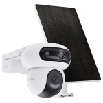 Ezviz Hb90/Sp Telecamera Motorizzata Da Esterno A Batteria + Solar Panel- Doppio Obiettivo 2K+ Color Night Vision Human Detection Audio Bidirezionale Vocal Control