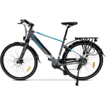 E-BIKE CITY ARGENTO ALFA 28" MOTORE BAFANG 250W 36V 10.4AH  AUT. 70 KM - AMM BK