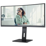 MONITOR AOC LCD CURVED VA LED 34" WIDE CU34P3CV 4ms MM QHD 3000:1 BLACK HDMI DP7