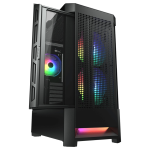 COUGAR CASE MID TOWER AIRFACE RGB BLK 2*140+120mm FAN + CTRL