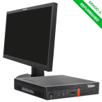 LENOVO THINKCENTRE M920Q TINY - PC DESKTOP MINI - CPU INTEL I5 GEN. 8 - RAM 8GB - STORAGE 256GB - W11 PRO + MONITOR 22" - 1Y - REFURBISHED GRADO A