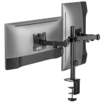 SUPERIOR SUPSPC002 - SUPPORTO UNIVERSALE DA TAVOLO PER DOPPIO MONITOR 17"-32"