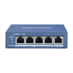 SWITCH HIKVISION DS-3E0505P-E L2, Unmanaged, 4 Gigabit POE ports, 1 Gigabit RJ45