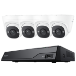 REOLINK NVS8-5MB4 (PS2KB02-8) - KIT 4 TELECAMERE P324 + NVR POE 8CH - HDD 2TB