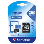 MICRO-SD VERBATIM 256GB CLASSE 10