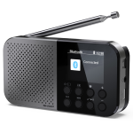 SHARP DR-P520(GY) - RADIO DIGITALE PORTATILE - DAB/DAB+ - LCD MONOCROMATICO - BLUETOOTH 5.0 - GRAY
