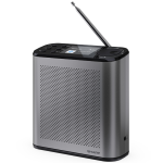 SHARP OSAKA DR-P530(GY) - RADIO DIGITALE PORTATILE - DAB/DAB+ - 2.4"" SLIDE SHOW DISPLAY - BLUETOOTH 5.3 - STORM GREY