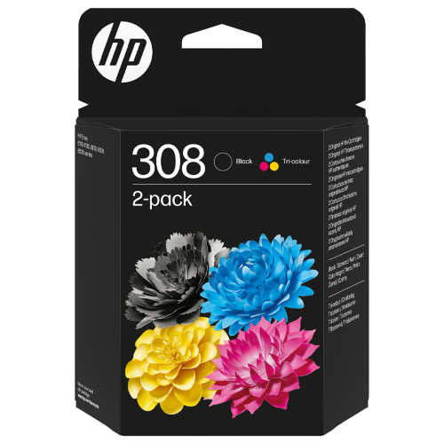 HP 308 MULTIPACK (6L6S6UE) - CARTUCCIA ORIGINALE