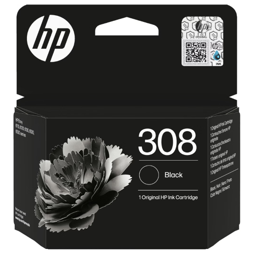 HP 308 BLACK (7FP21UE) - CARTUCCIA ORIGINALE