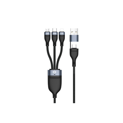 CONCEPTRONIC ETTA06B15 - CAVO USB-C 3-IN-1 MICROUSB / USB-C / LIGHTNING