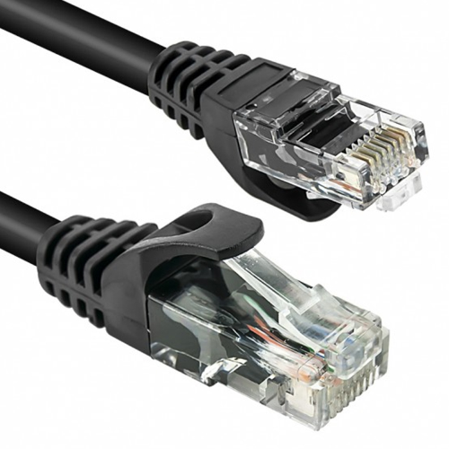 VULTECH TAAU010-UTP-BK - CAVO ETHERNET UTP - CAT. 6 - NERO - 1 M