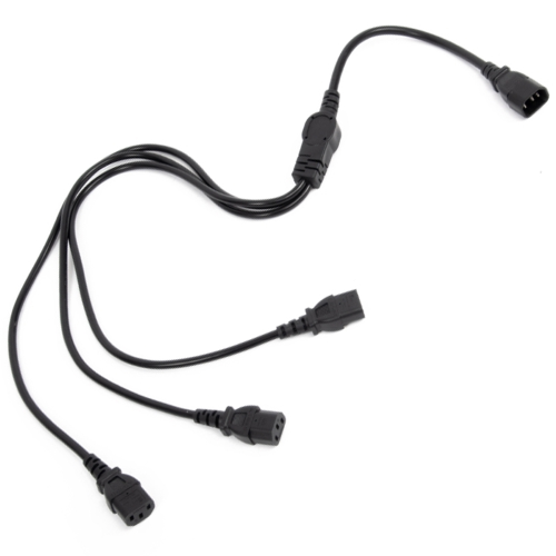 VULTECH MU-UPS04 - CAVO DI ALIMENTAZIONE SPLITTER DA IEC C14 A 3 X IEC C13