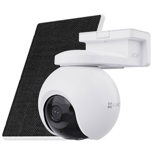 EZVIZ EB8 PRO4G KIT - TELECAMERA DA ESTERNO MOTORIZZATA A BATTERIA + SOLAR PANEL - MODULO 4G + WIFI - 4K - GPS INTEGRATO - COLOR NIGHT VISION - DIFESA ATTIVA - RILEVAMENTO INTELLIGENTE MOVIMENTO - AUDIO BIDIREZIONALE
