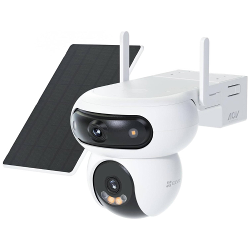 EZVIZ KIT HB90X DUAL 4G - TELECAMERA MOTORIZZATA DA ESTERNO A BATTERIA - WIFI + 4G + SOLAR PANEL- DOPPIO OBIETTIVO 2K+ - COLOR NIGHT VISION - HUMAN DETECTION - AUDIO BIDIREZIONALE - VOCAL CONTROL