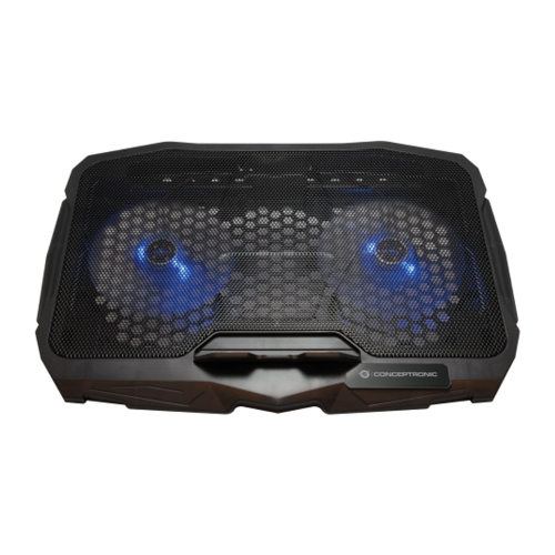 CONCEPTRONIC THANA07B - SUPPORTO NOTEBOOK 4 LIVELLI REGOLAZIONE - VENTOLE INTEGRATE