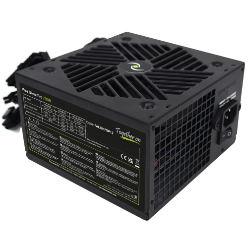 TECNOWARE PSU FREE SILENT PRO 750 (FAL751FSP12) - ALIMENTATORE 750W CON VENTOLA SILENZIOSA 12 CM
