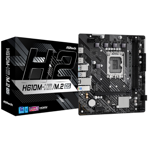 ASROCK H610M-H2/M.2 D5 - MAINBOARD MICRO ATX - DDR5 - SOCKET 1700