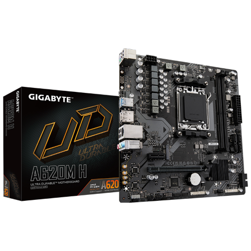 GIGABYTE A620M-H - MAINBOARD MICRO ATX - DDR5 - SOCKET AM5 - 1xM.2 HDMI + DP