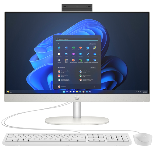 HP ProOne 240 G10 (BIANCO) (B70SZAT) - PC AIO 24" - CPU INTEL i3-N300 - RAM 16GB - SSD 512GB - W11P - 2Y