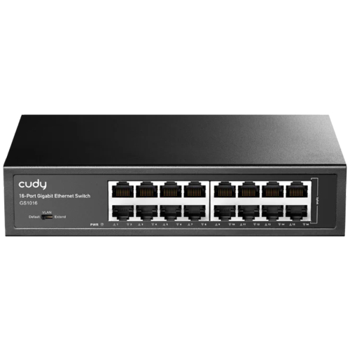 CUDY GS1016 - SWITCH 16 PT GIGABIT - METAL CHASSIS