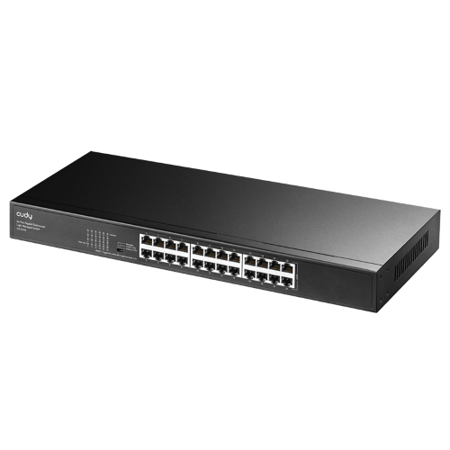 CUDY GS1024E - RACKMOUNT SWITCH 24 PT GIGABIT