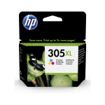 Hp 305Xl Tri-Color 3Ym63Ae Cartuccia Originale Ad Alta Efficienza