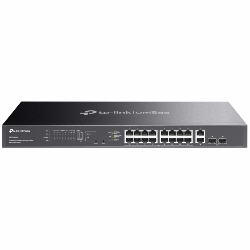 OMADA (TP-LINK) ES220GMP - SWITCH EASY MANAGED 20 PT LAN GIGABITCON 16 PT POE+ - MONT. RACK 1U 19"