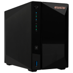 ASUSTOR DRIVESTOR 2 PRO (AS3302T V2) - 2 BAY TOWER NAS, QUAD-CORE 1.7GHZ CPU, 2.5GBE PORT, 2GB DDR4 (DISKLESS)