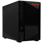ASUSTOR NIMBUSTOR 2 (AS5402T) - 2 BAY TOWER NAS, QUAD-CORE 2.0GHZ CPU, DUAL 2.5GBE PORTS, 4GB DDR4, 4X M.2 SSD SLOTS (DISKLESS)