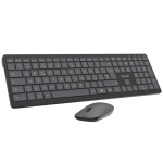 VULTECH KM-851W - KIT TASTIERA E MOUSE SLIM WIRELESS - LOW PROFILE - TASTI FUNZIONALI