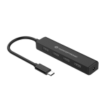 CONCEPTRONIC CTC4USB3 - HUB USB-C 4-PT USB-A 3.0 CON AUDIO JACK