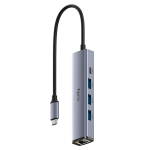 CUDY UH605 - HUB USB 5-IN-1 WITH GBE