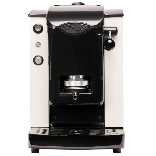 FABER SLOT PLAST LITE BIANCO / NERO (SPBIANLT) - MACCHINA CAFFE A CIALDE
