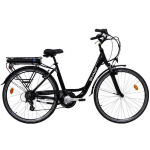 Sharp BK-CD03E-B City E-Bike 26" in Alluminio con Motore 250W e Batteria 36V 10Ah