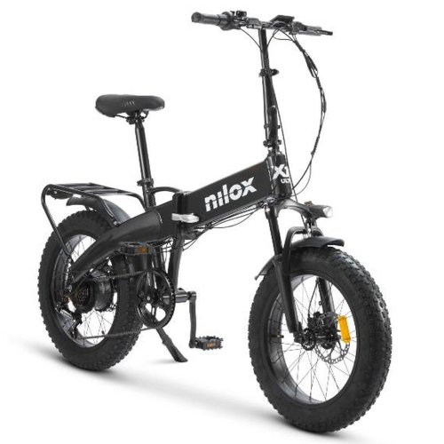 Nilox X10 Ultra Fat E-Bike Pieghevole 20"x4" con Batteria Estraibile 48V 13Ah