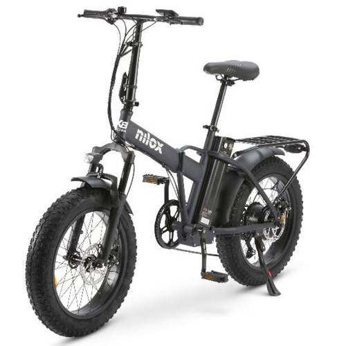 Nilox X8 Ultra Fat E-Bike Pieghevole 20"x4" con Batteria 48V 13Ah e Autonomia 90 km