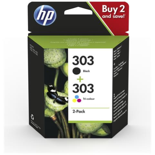 HP 303 Nero, T6N02AE, cartuccia originale HP, compatibile con stampanti HP  Tango e Tango X e HP Envy 6220, 6230, 6232, 6234, 7130, 7134 e 7830