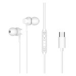 CONCEPTRONIC BRENDAN03W - AURICOLARI IN-EAR - WHITE - USB-C