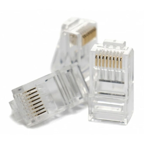 HIKVISION DS-1M6UA-15U - PLUG RJ45 CAT.6 GOLD PLATED (CONFEZIONE 100PZ)