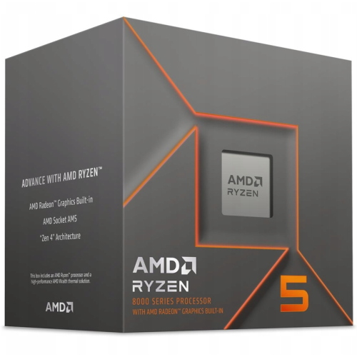 AMD RYZEN 5 8500G - CPU BOX - SOCKET AM5 -3.5Ghz 16MB 65W + Wraith Stealth Cooler