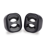 EQUIP 245330 - SPEAKER 2.0 - 6W - USB-A POWER - BLACK / WHITE
