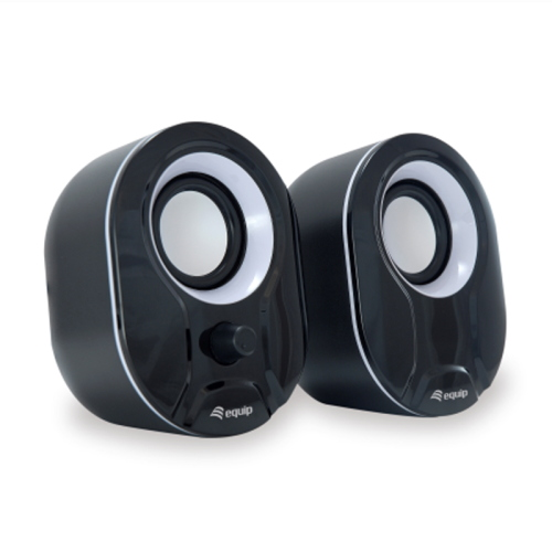 EQUIP 245333 - SPEAKER 2.0 - 6W - USB-A POWER - BLACK / WHITE