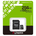 KINGSTON CANVAS SELECT PLUS 256GB (SDCS3/256GB) - MICRO SD 128GB + ADATTATORE SD