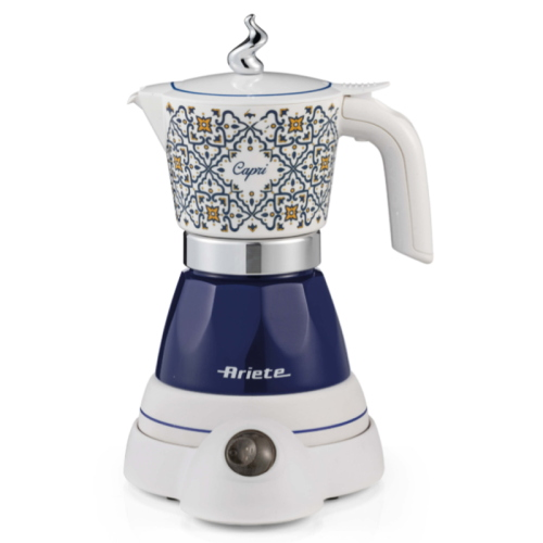 ARIETE MOKA AROMA CAPRI (1358/1C) - MOKA ELETTRICA PER POLVERE DI CAFFÃˆ 2/4 TAZZE